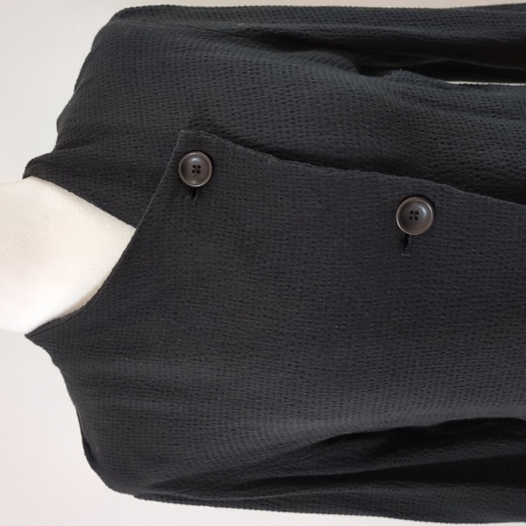 Oska Soft Black Textured Seersucker Jacket - Picture 7 of 16